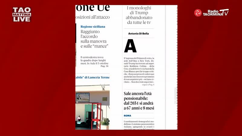 Rassegna Stampa del 23 09 2026