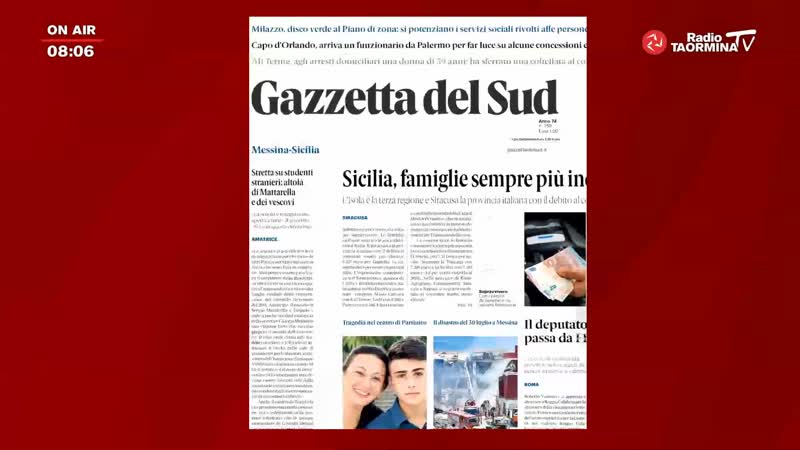 Rassegna Stampa del 22 09 2026