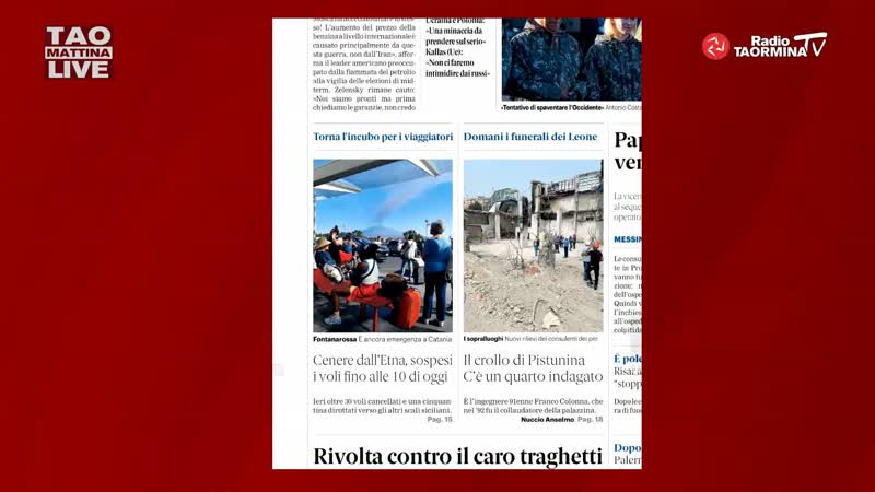Rassegna Stampa del 15 09 2026