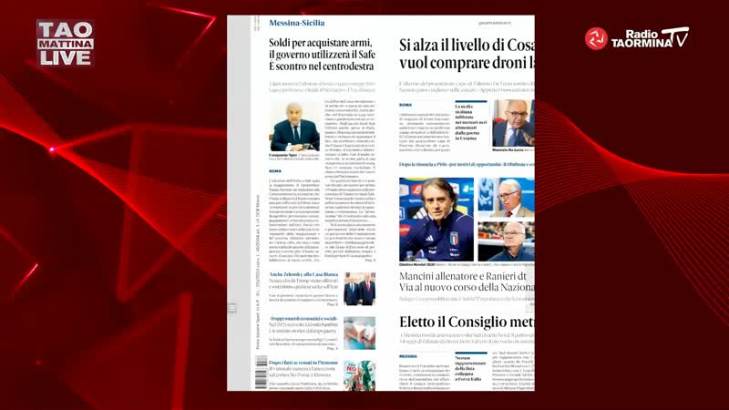 Rassegna Stampa del 29 07 2026