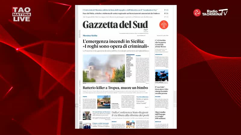 Rassegna Stampa del 24 07 2026