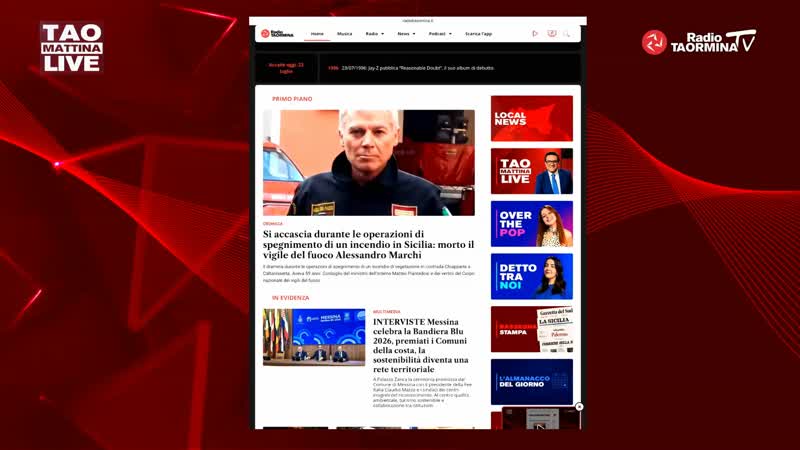 Rassegna Stampa del 23 07 2026
