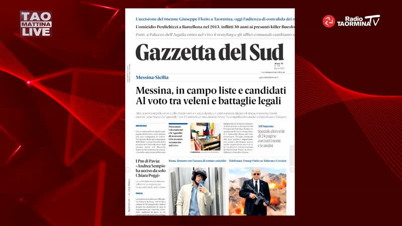 Rassegna Stampa del 30/04/2026