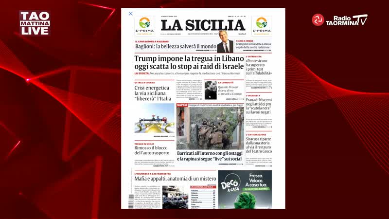 Rassegna Stampa del 17/04/2026