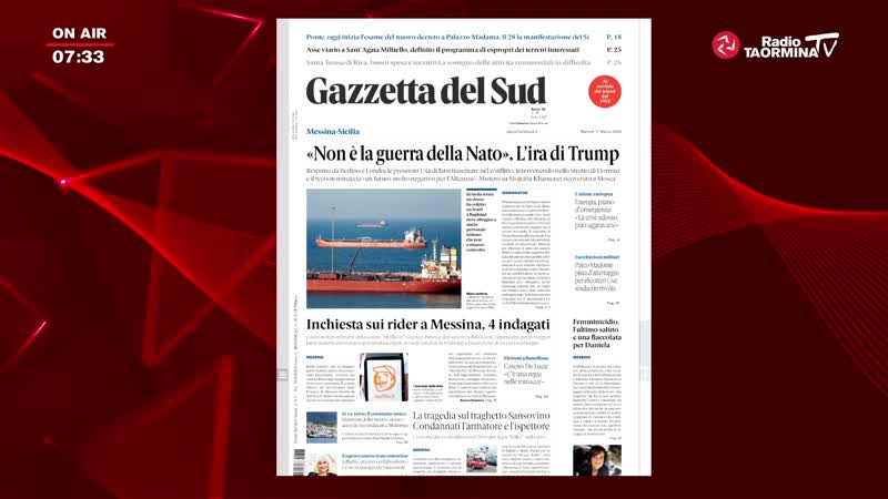 Rassegna Stampa del 17/03/2026