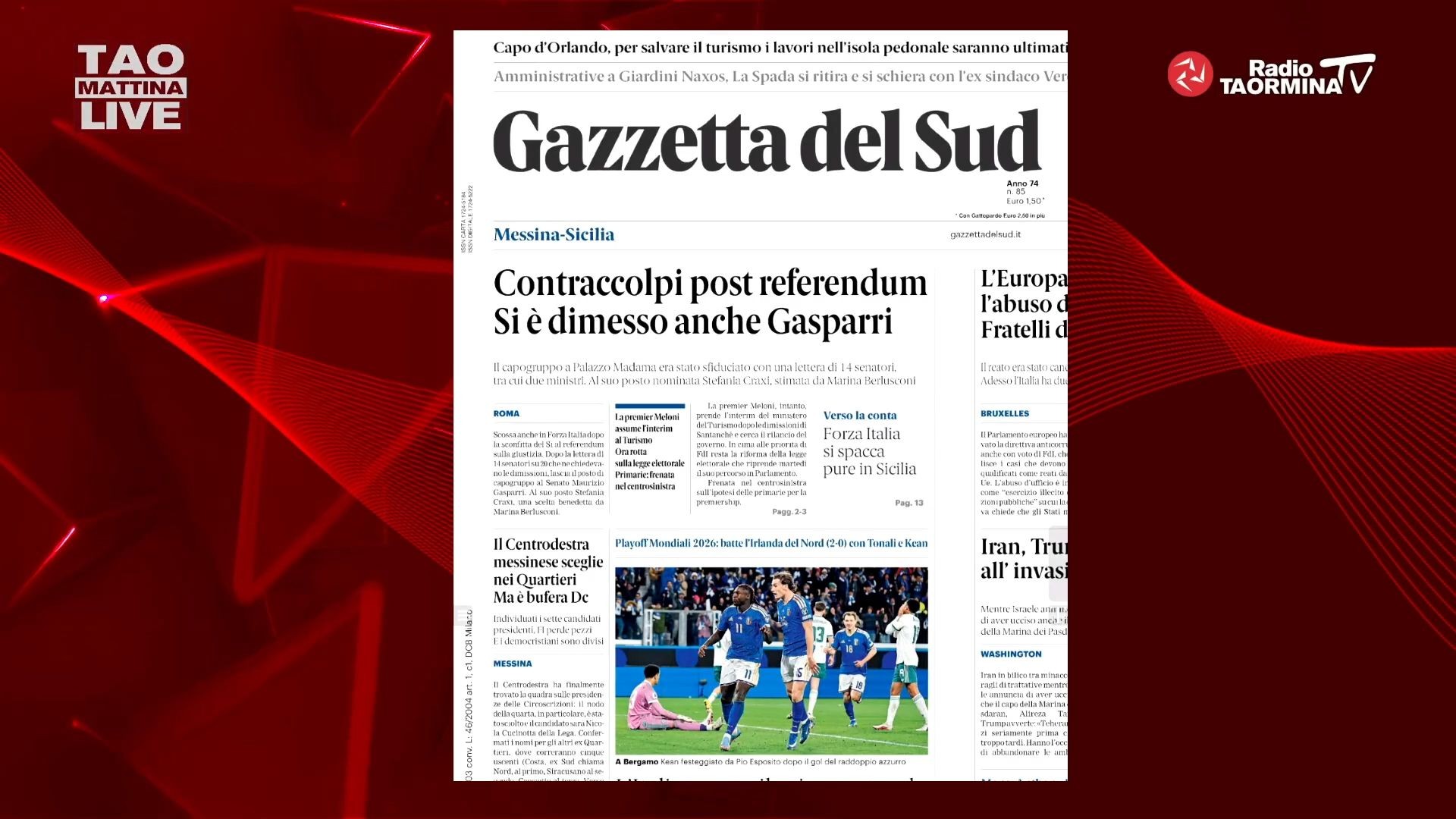 Rassegna Stampa del 27/03/2026
