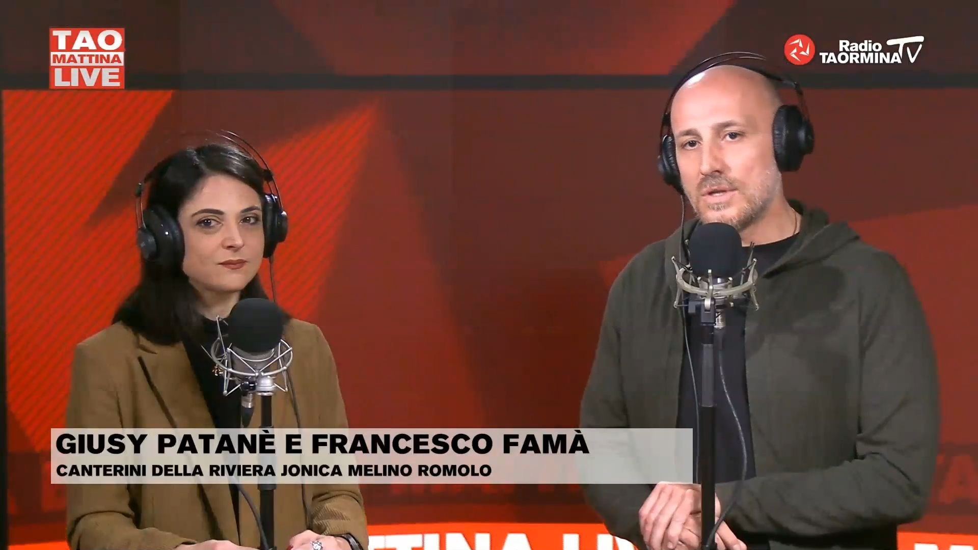 INTERVISTE Famà e Patanè a Radio Taormina Tv: "Orgogliosi di portare la Sicilia nel mondo e far conoscere le nostra tradizioni"