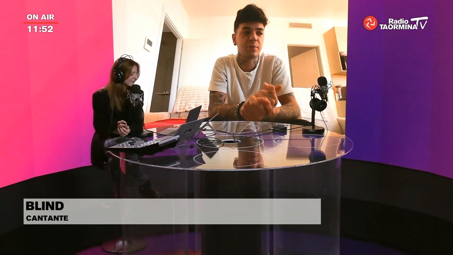 INTERVISTA Blind si racconta a Radio Taormina dopo Sanremo 2026 nella categoria Nuove Proposte