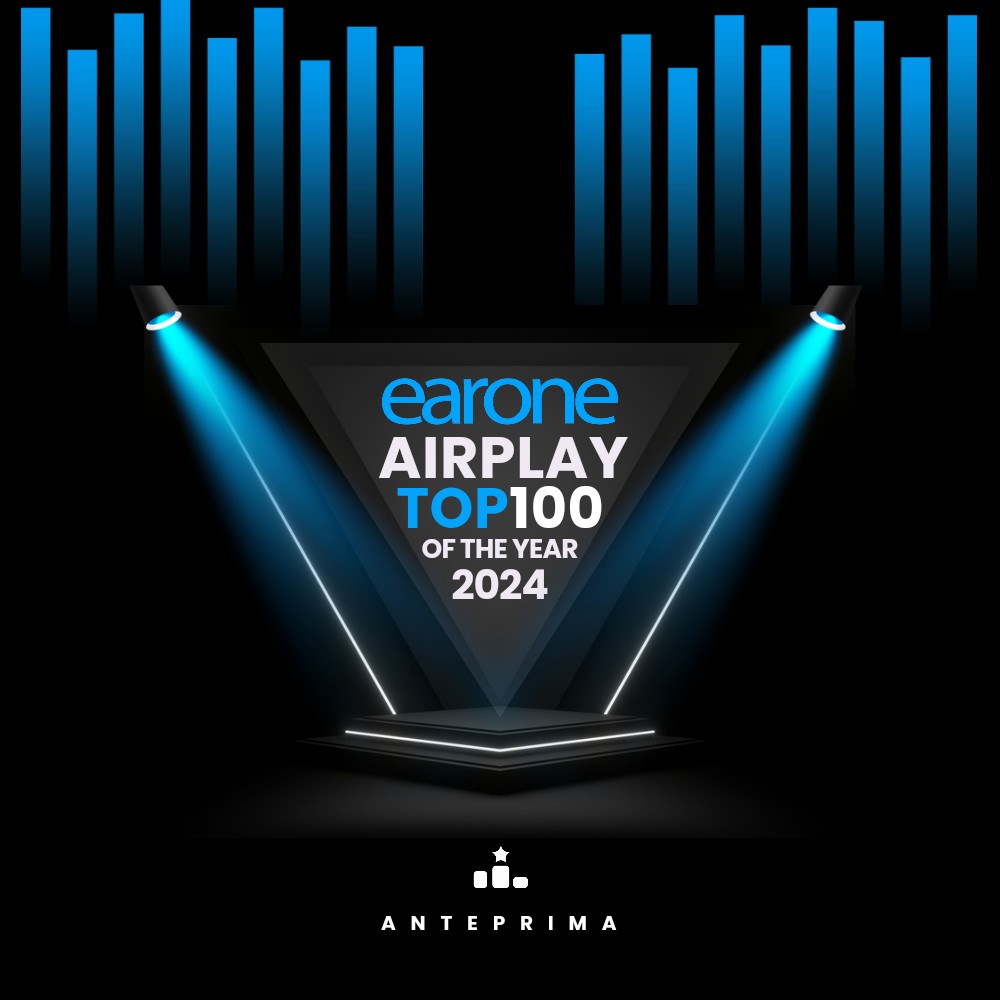 Anticipazione: EARONE AIRPLAY TOP 100 OF THE YEAR 2024